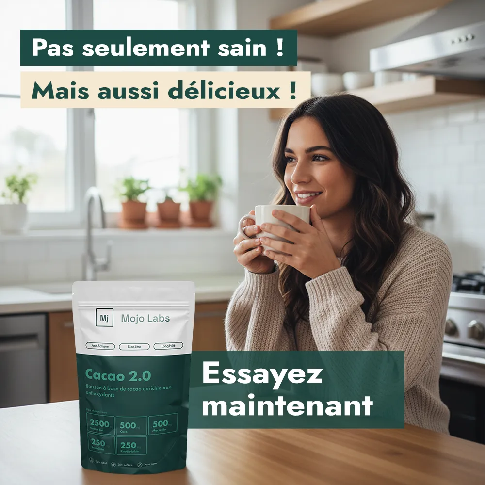 Boisson énergisante naturelle avec antioxydants - L'alternative au café